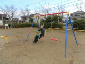 お孫さんと一緒に