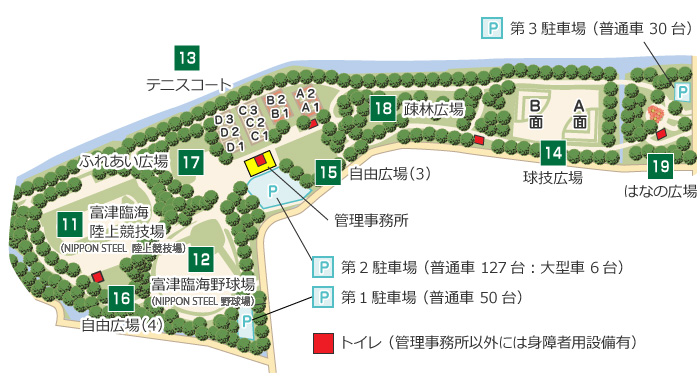 スポーツゾーン詳細地図