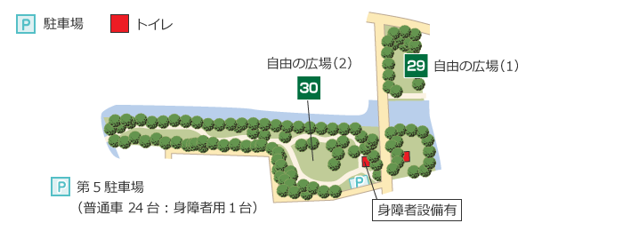 近隣広場ゾーン詳細地図